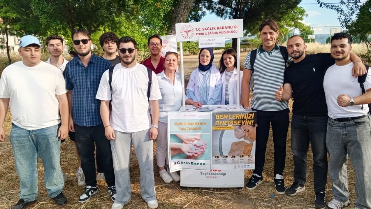 Nazilli’de cilt kanseri ve sigaranın zararlarına dikkat çekildi