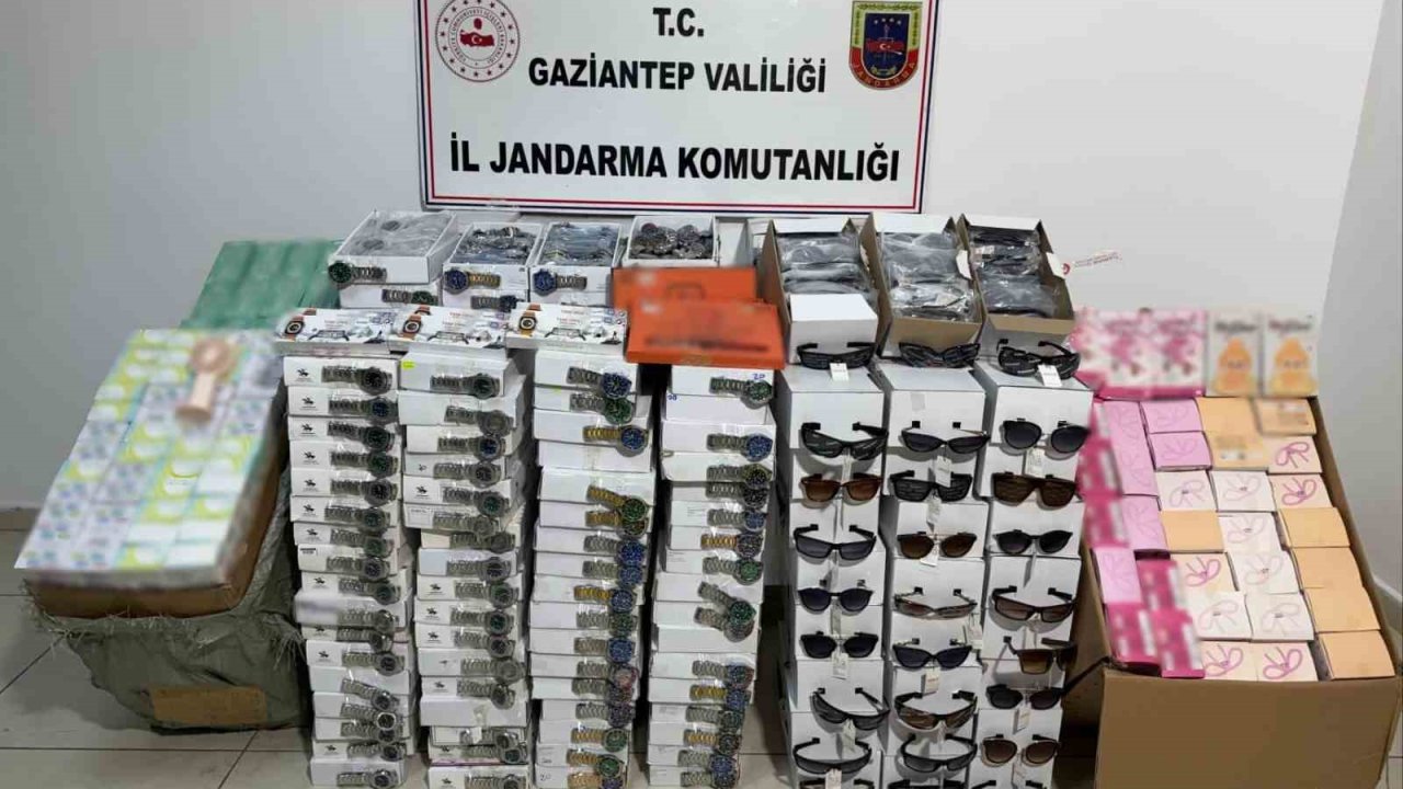 Gaziantep’te 4,5 milyon TL değerinde kaçak malzeme ele geçirildi: 1 gözaltı