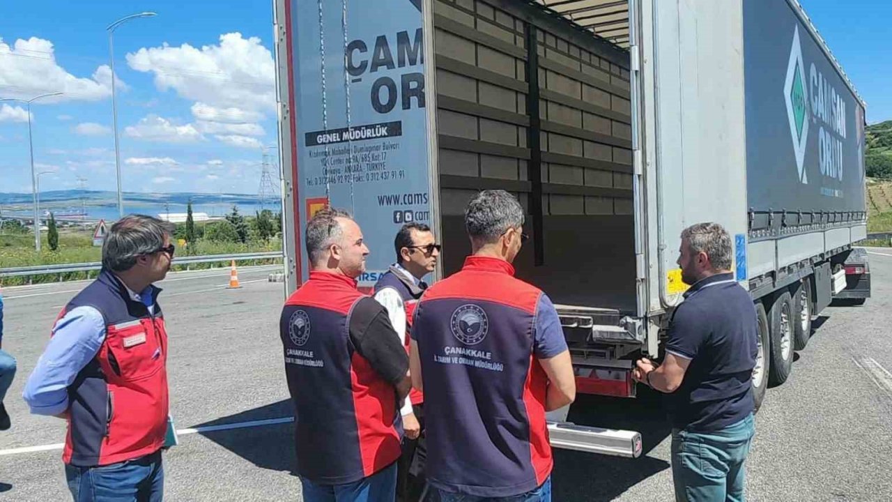 Çanakkale’de Kurban Bayramı öncesi denetimler devam ediyor