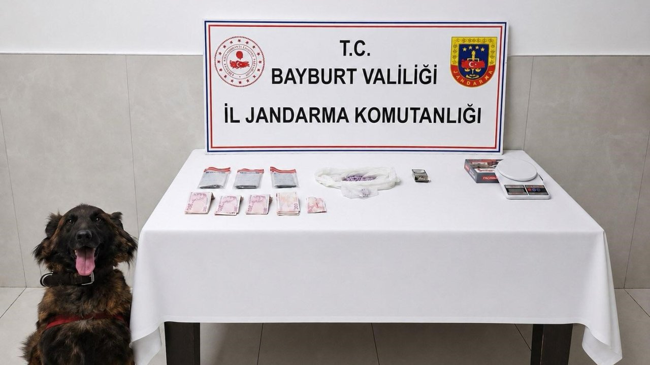 İstanbul’dan Bayburt’a uyuşturucu getiren 3 şüpheli yakalandı