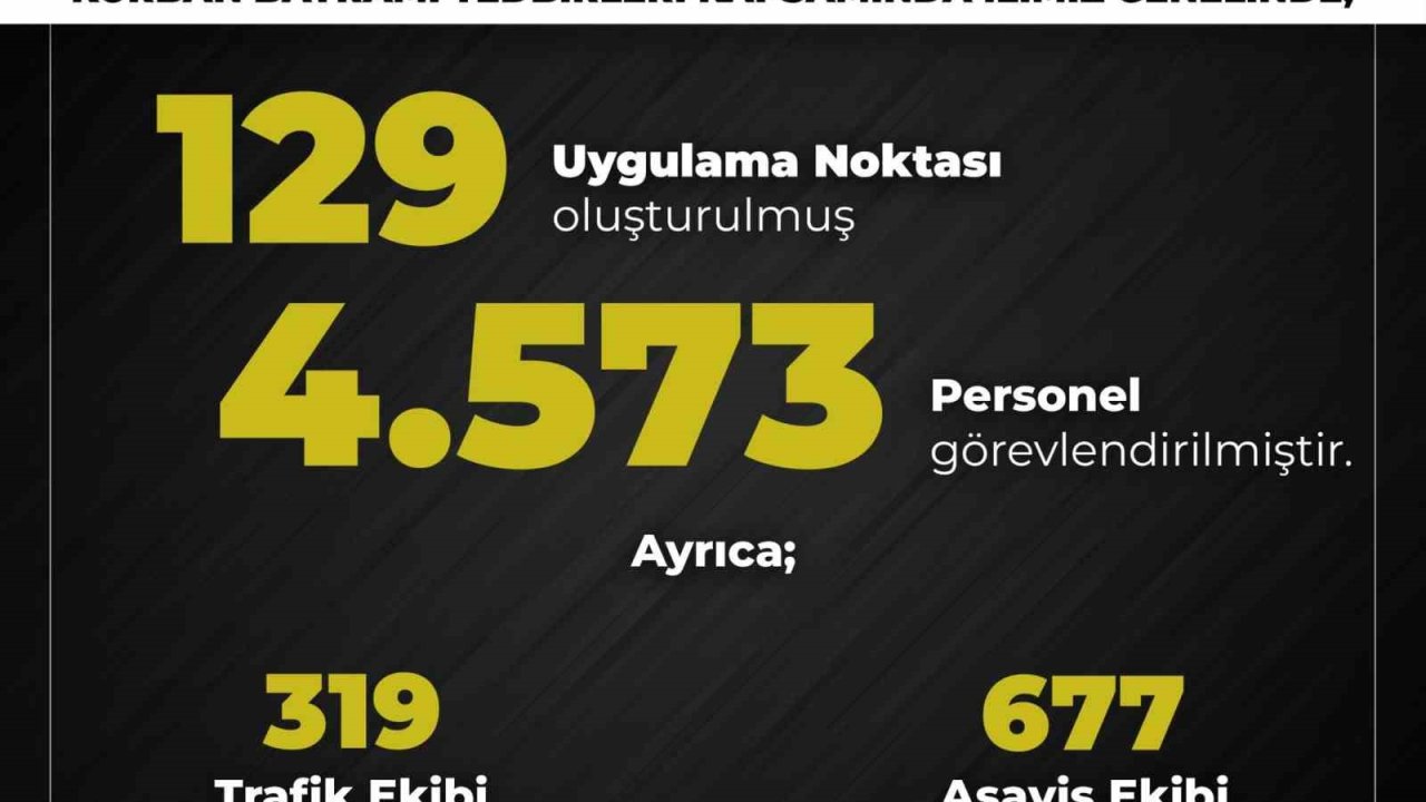 Bingöl’de Kurban Bayramı tedbirleri artırıldı