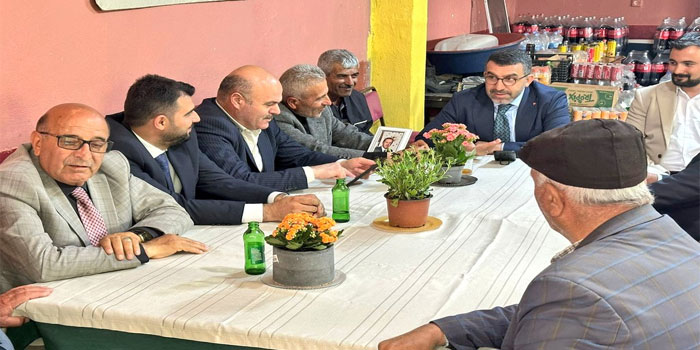 AK Parti Kars Milletvekili Adem Çalkın ve İl Başkanı Sancar Köylülerle Buluştu