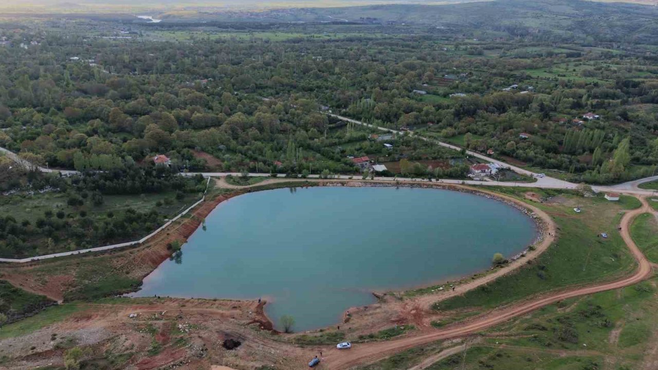 Kütahya’da yağış bereketi gölete yansıdı