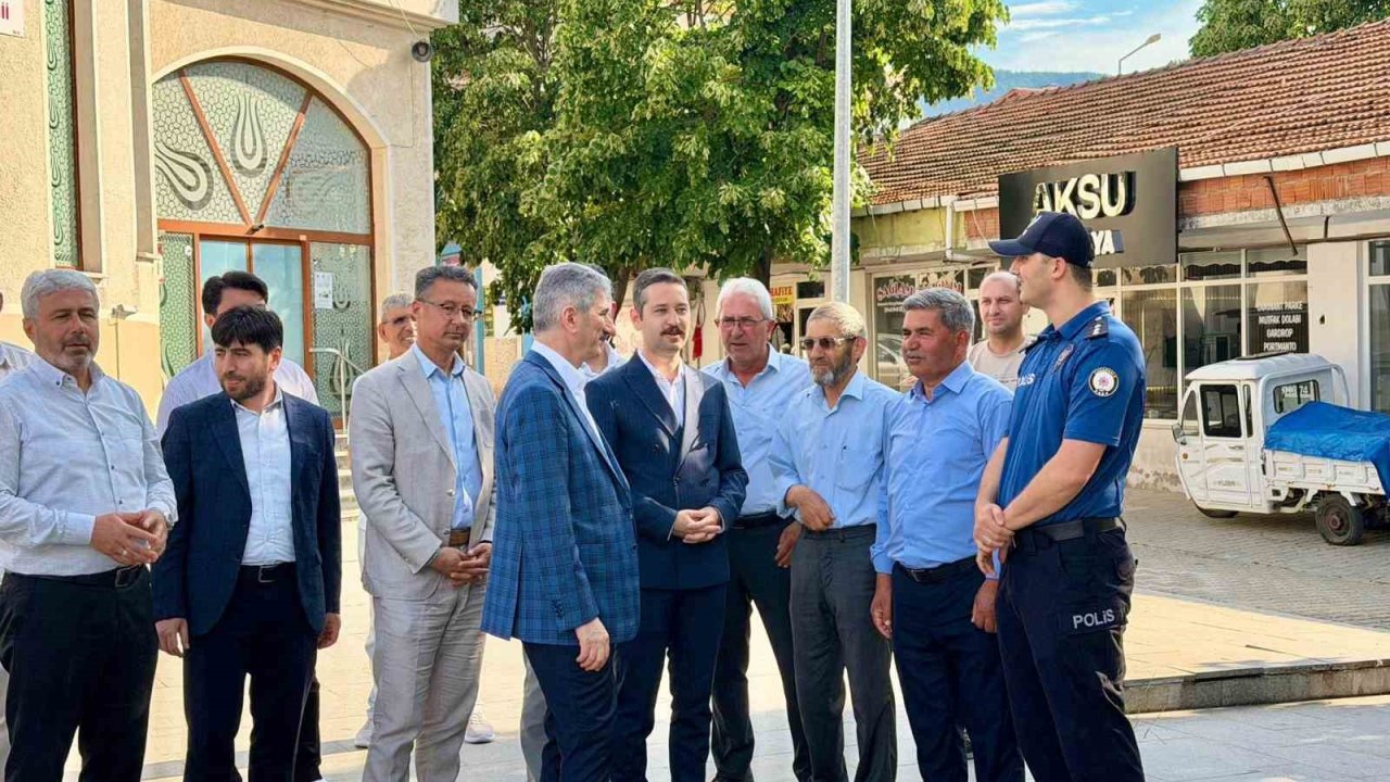 Yenice’de bayramlaşmaya Anayasa Mahkemesi Üyesi İnce katıldı