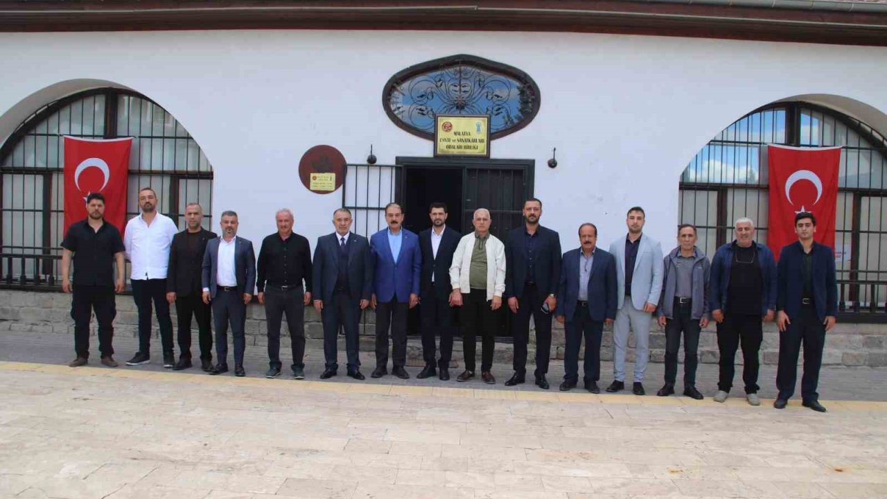 Demiryol-İş heyetinden MESOB’a tebrik ziyareti