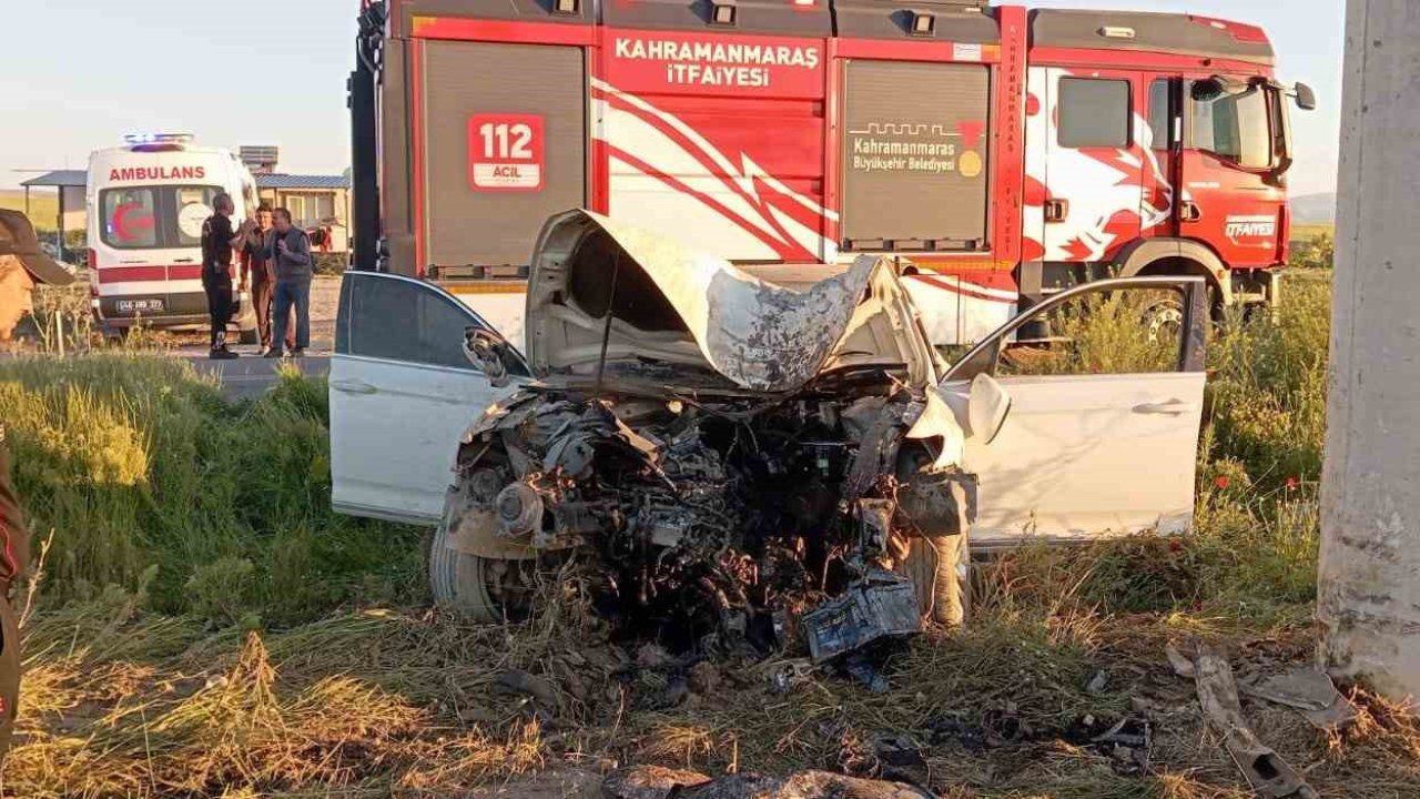 Kahramanmaraş’ta kaza: 1 yaralı