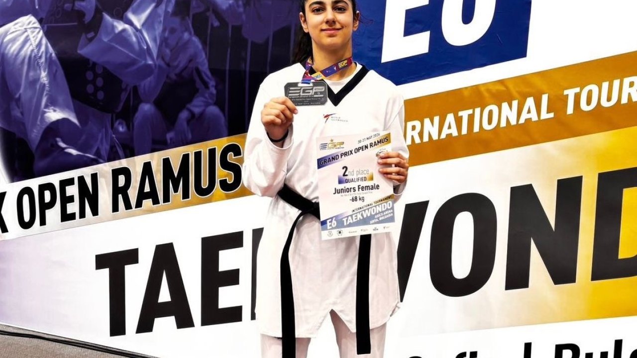 Ebrar Acar’dan Avrupa’da gümüş madalya