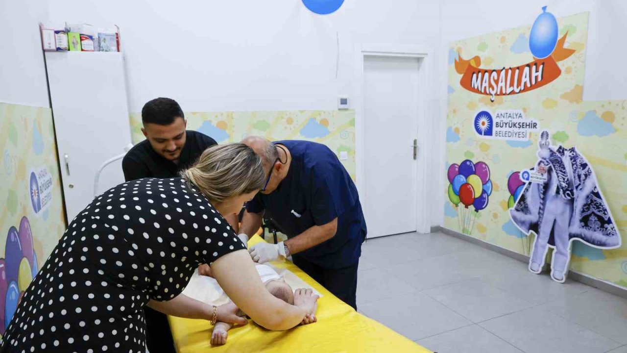 Büyükşehir’in ücretsiz sünnet hizmeti yoğun ilgi görüyor