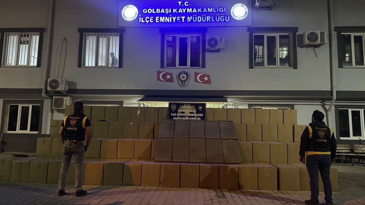 Şüpheli tırda 5,5 milyon adet bandrolsüz sigara ele geçirildi