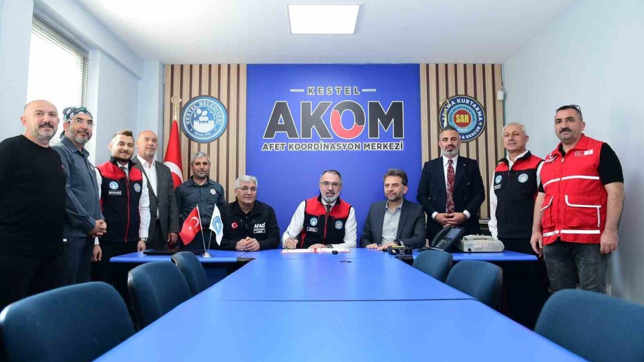 Kestel’de arama kurtarma kapasitesini artıracak imza