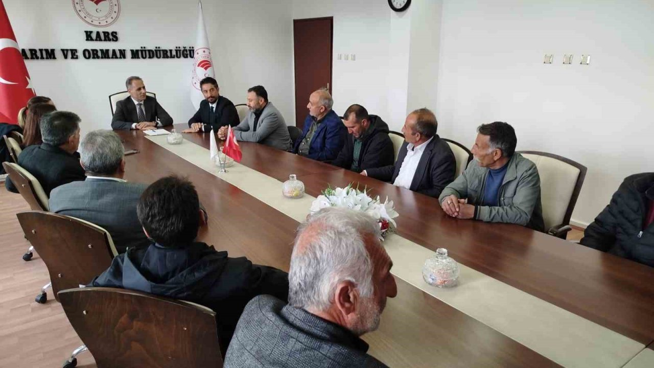 Kars hayvancılığı masaya yatırıldı: Birlik Başkanı Eren Alp’ten Aydın’a ziyaret