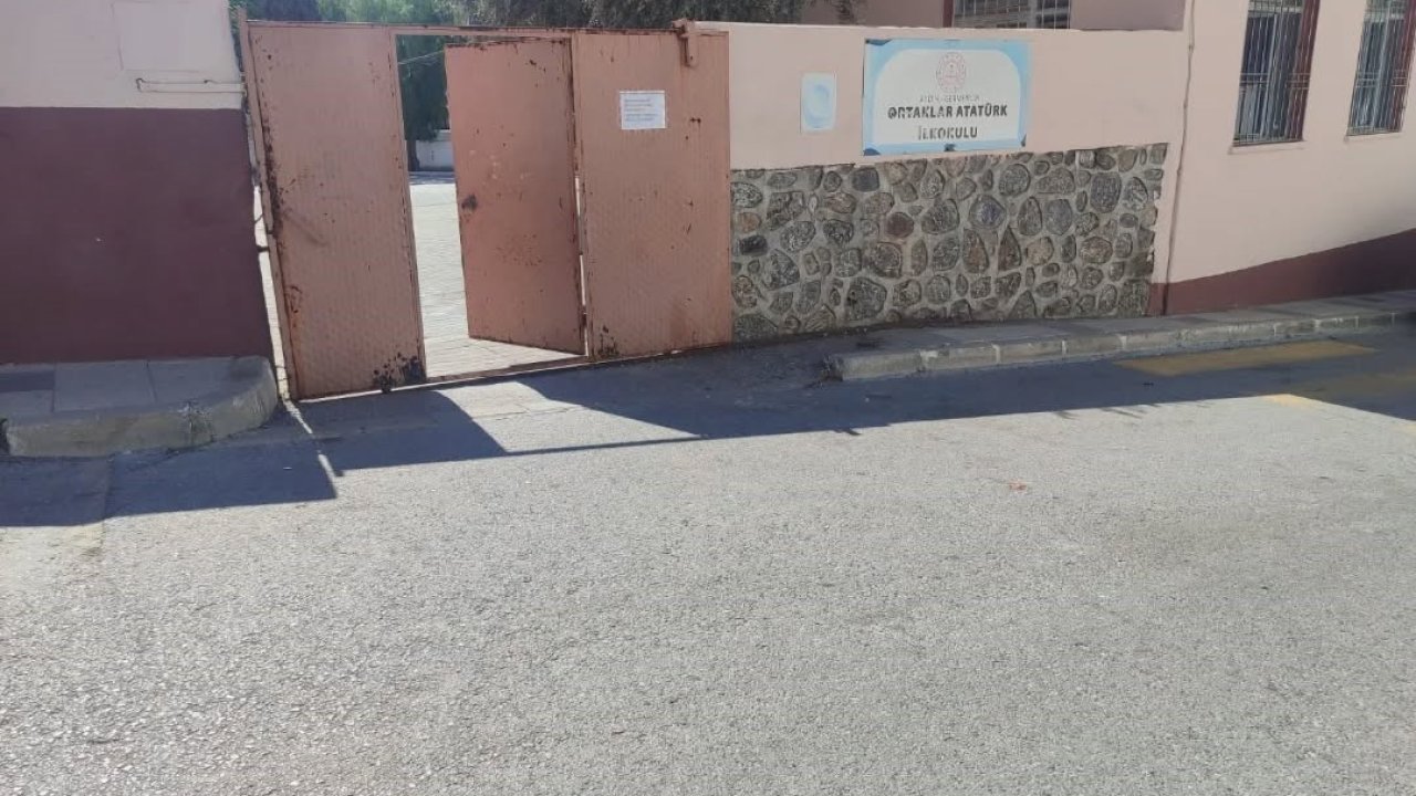 Germencik zabıtasının okul nöbeti sürüyor
