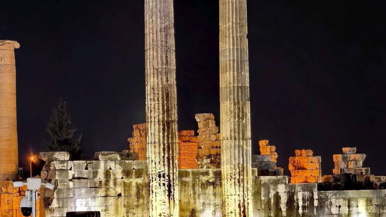 Didim Apollon Tapınağı, gece de ziyaret edilebilecek