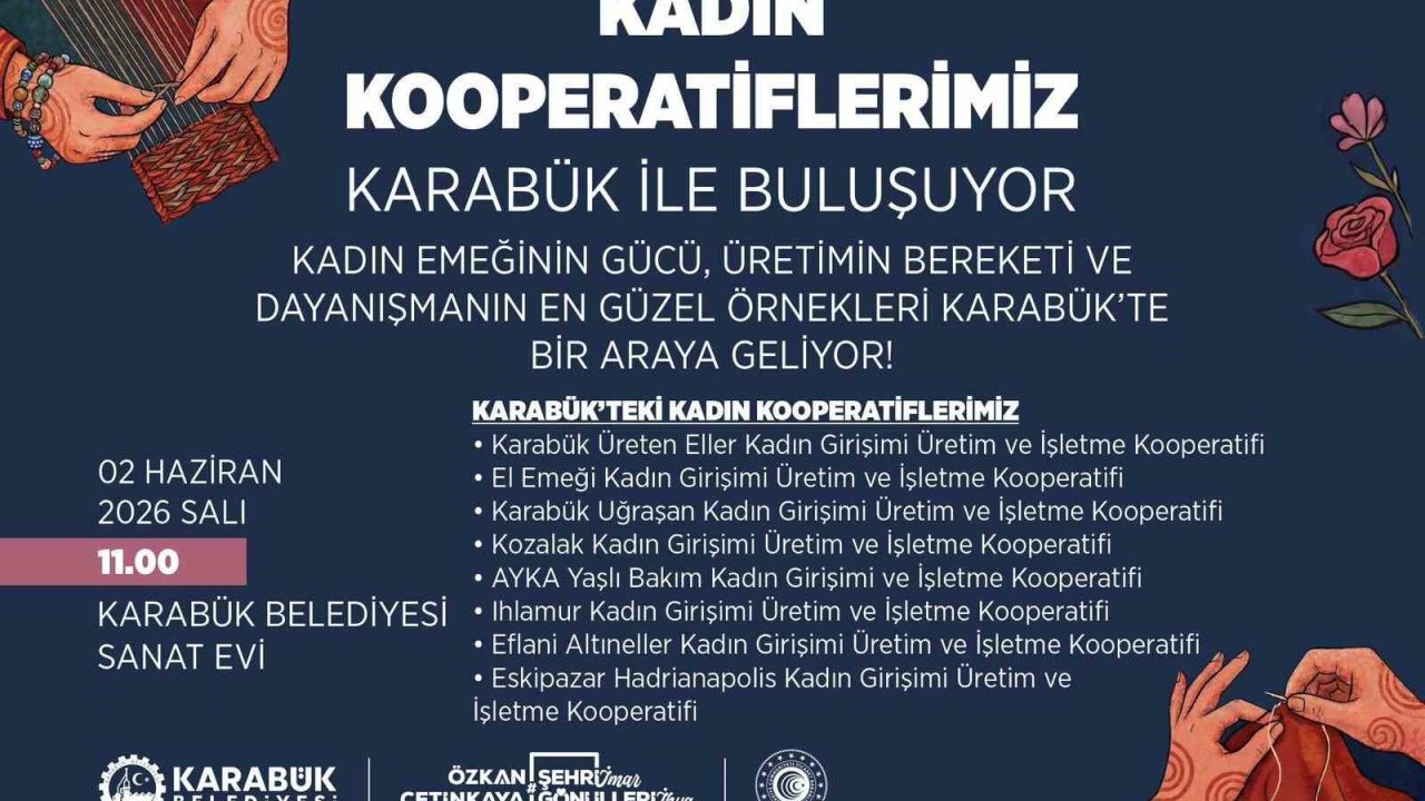 Karabük Belediyesi kadın kooperatiflerini bir araya getiriyor