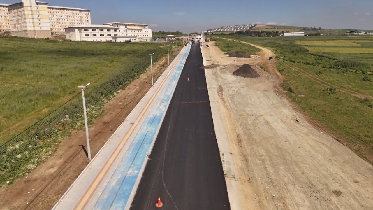 Köseilyas-NKÜ Hayvan Hastanesi yolu tamamlandı: Yurtta kalan öğrenciler de rahatladı