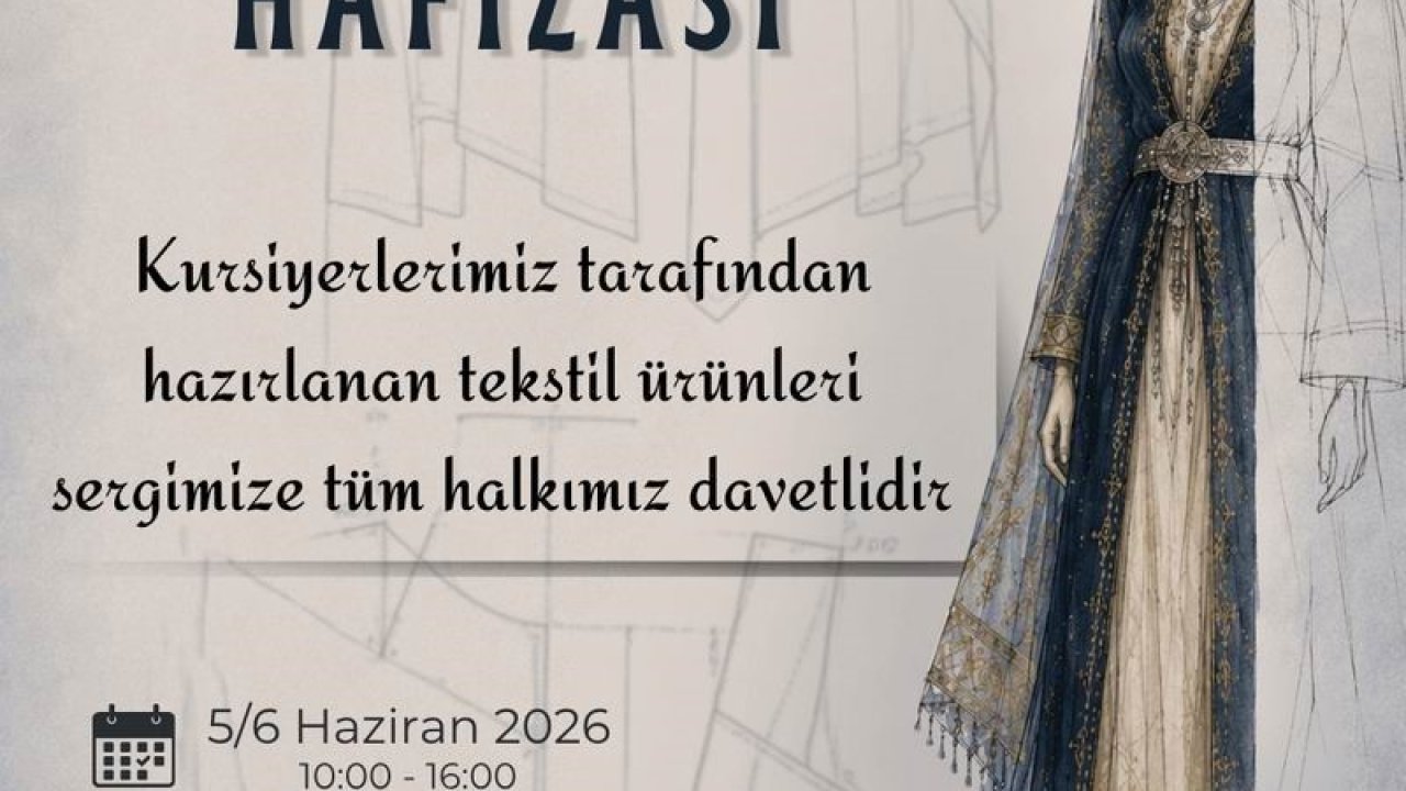 Kursiyerlerin emekleri ‘Kumaşın Hafızası’ sergisinde buluşuyor