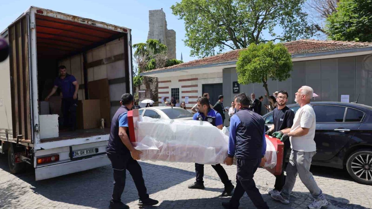 Vakıflar Genel Müdürlüğüne devredilen Yerebatan Sarnıcı tahliye edildi