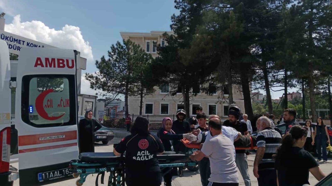 Bilecik’te otomobilin çarptığı yaya yaralandı