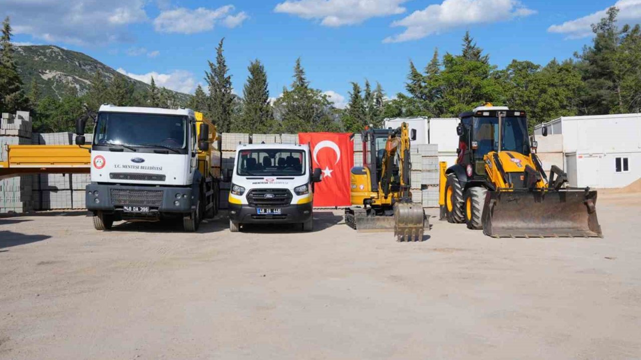 Menteşe Belediyesi’nin araç filosu güçleniyor