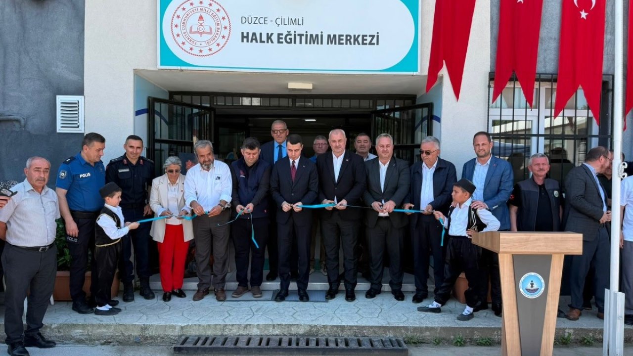 Çilimli’de hayat boyu öğrenmeye modern merkez
