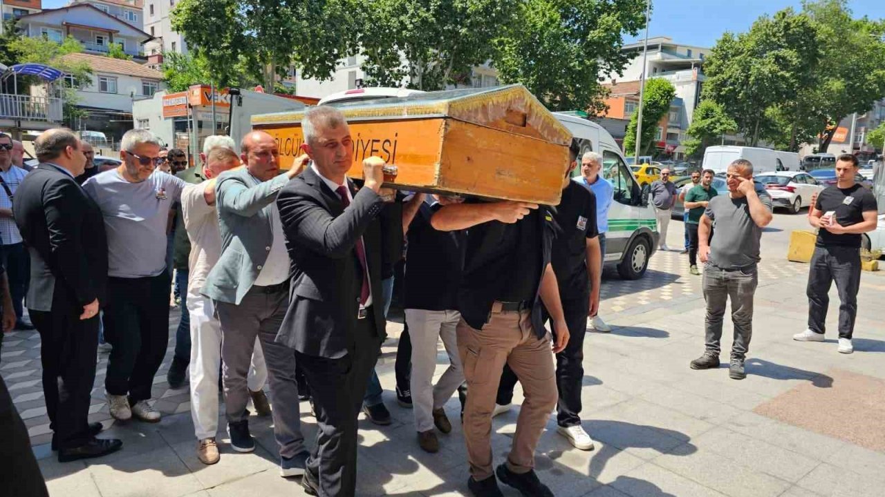 Hayatını kaybeden harita mühendisi son yolculuğuna uğurlandı
