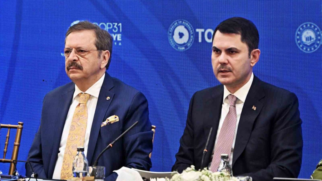 TOBB Başkanı Hisarcıklıoğlu: "(COP31 Zirvesi) Bu süreci bir vitrin olarak kullanalım"