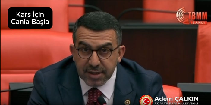Çalkın TBMM'de Kars'ın Stratejik Potansiyelini Anlattı