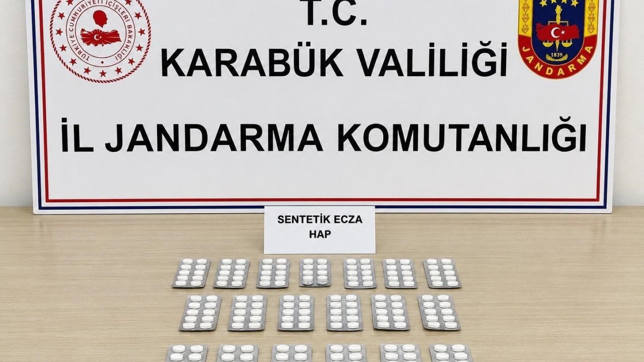 Karabük’te 331 sentetik hap ele geçirildi