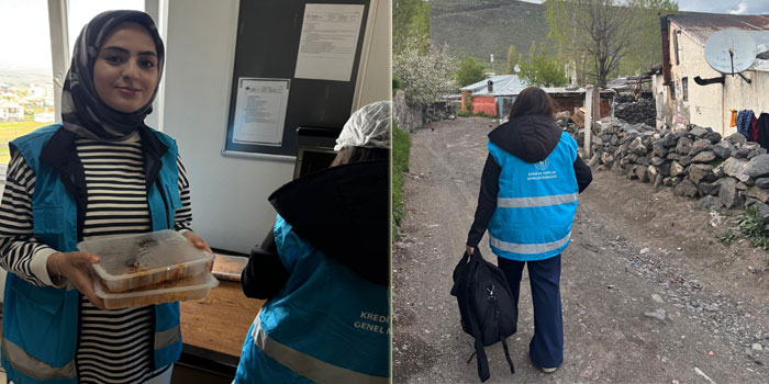 Karslı Gençler Komşuluk ve Paylaşma Ruhunu Canlı Tutuyor