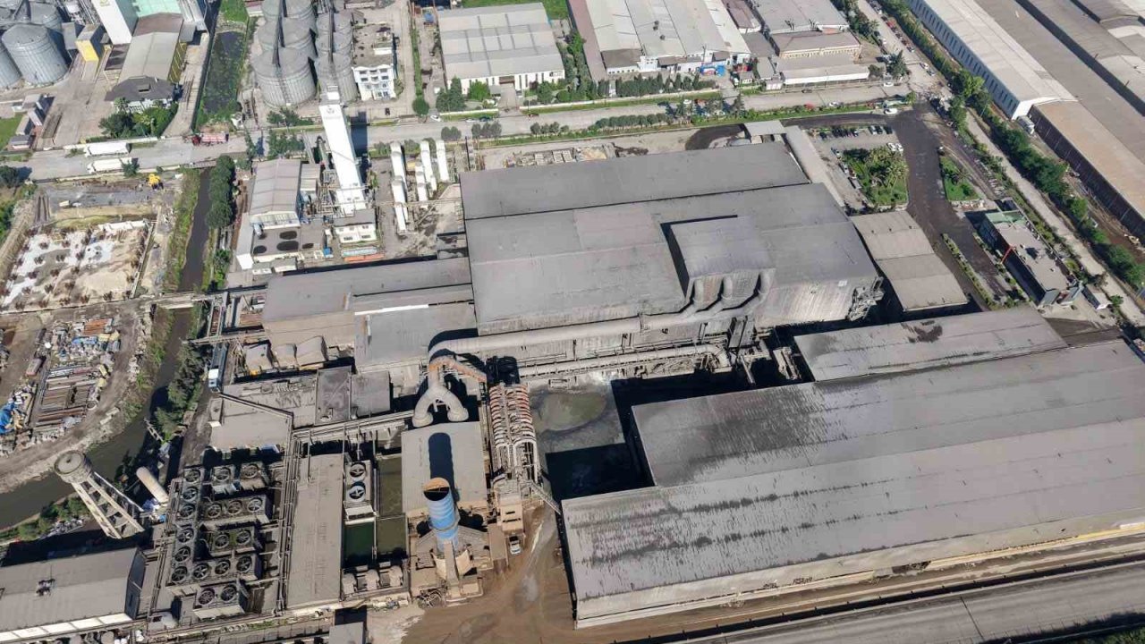 Samsun’da 3 işçinin hayatını kaybettiği fabrika havadan görüntülendi