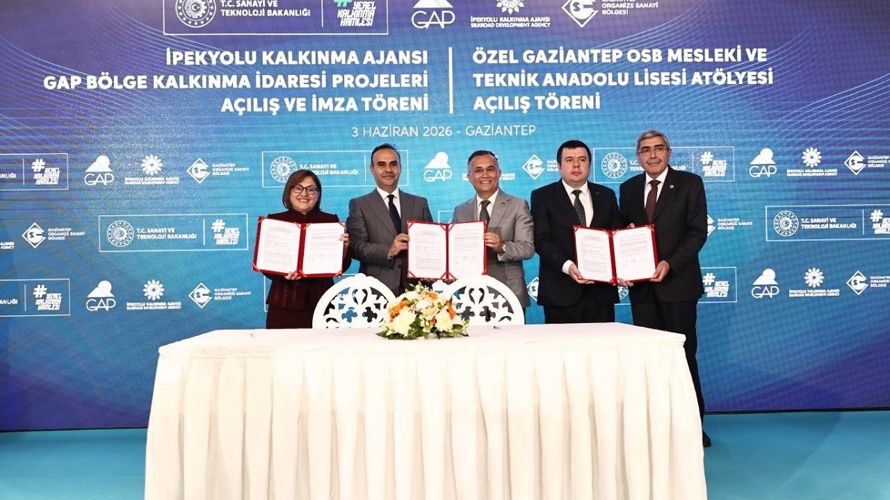 Yeni kalkınma hamleleri için imzalar atıldı