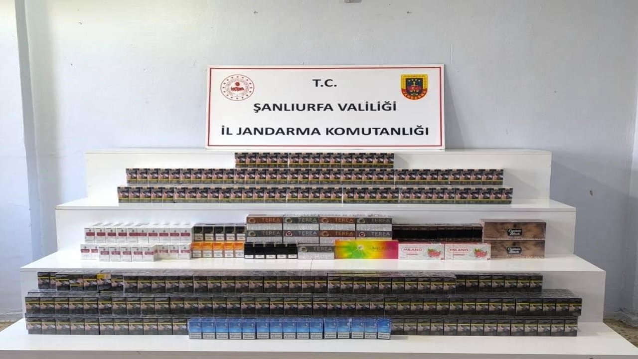 Şanlıurfa’da kaçak tütün ve sigara operasyonu: 20 şüpheliye işlem