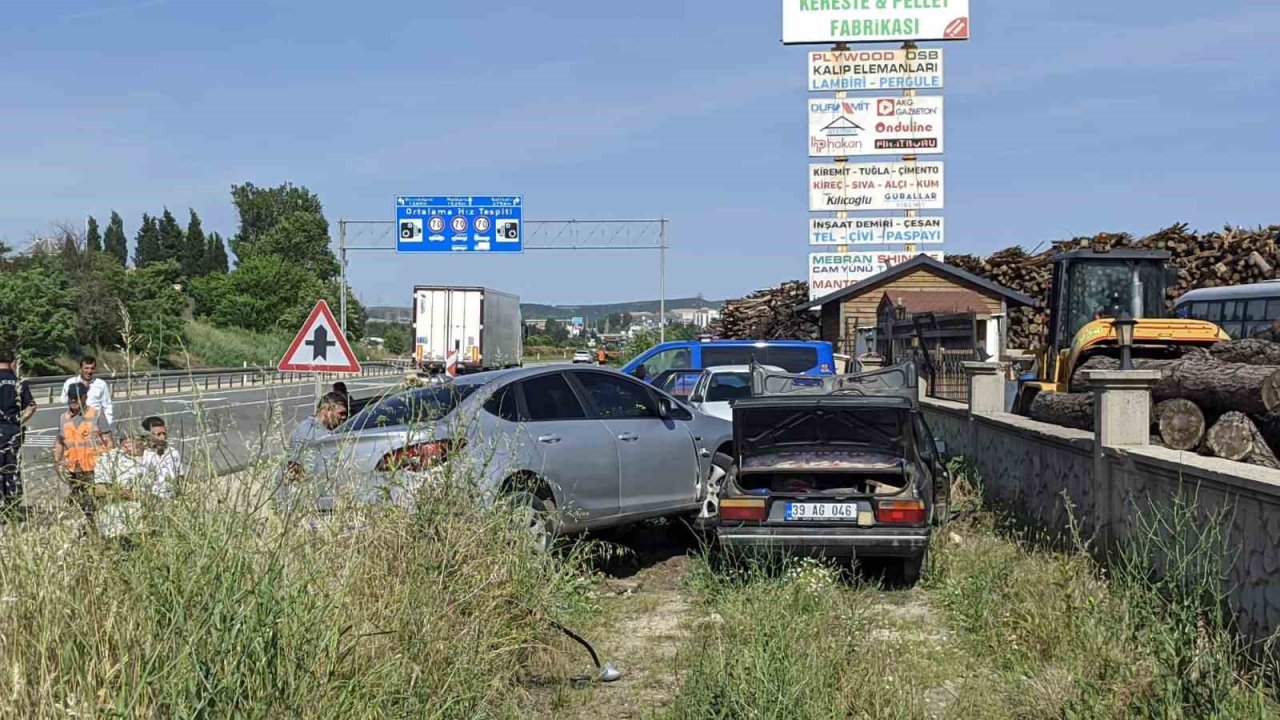 Keşan’daki trafik kazasında 2 kişi yaralandı