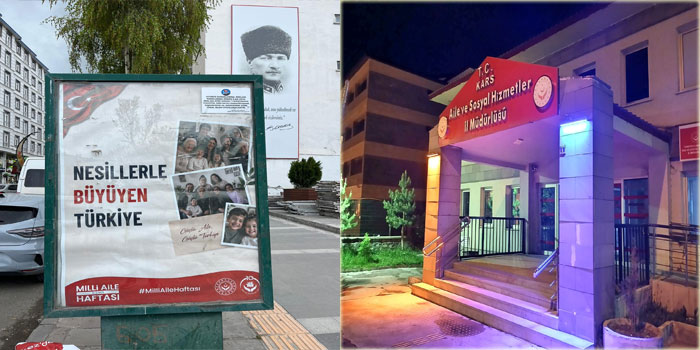 Kars Aile ve Sosyal Hizmetler'den Görsel Farkındalık