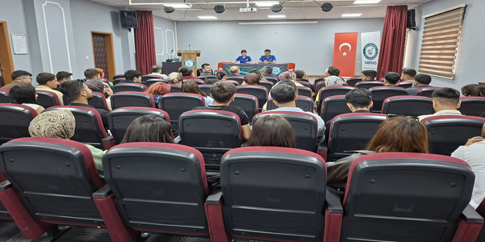 Kafkas Üniversitesinde Ceza İnfaz Personeli Günü Söyleşisi