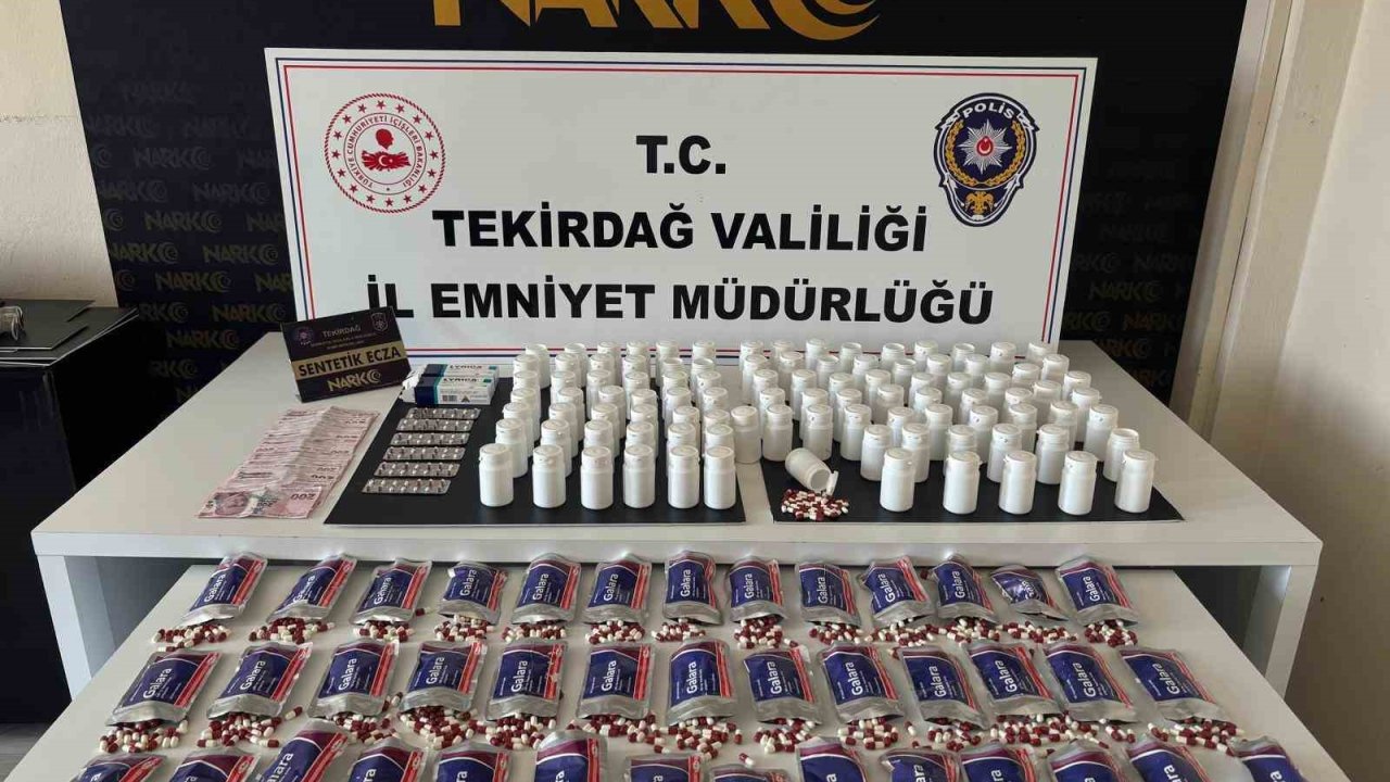 Tekirdağ’da zehir tacirlerine operasyon: 3 tutuklama