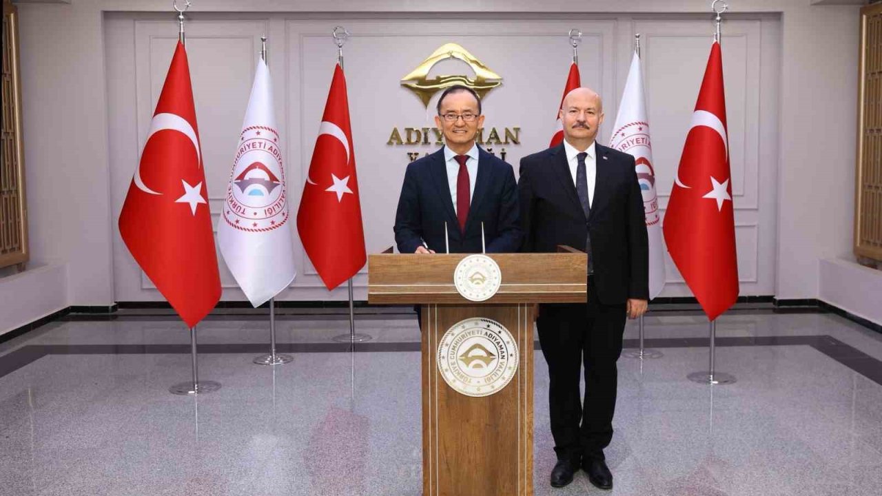 Çin Büyükelçisi Jiang Xuebin’den Adıyaman Valiliğine Ziyaret