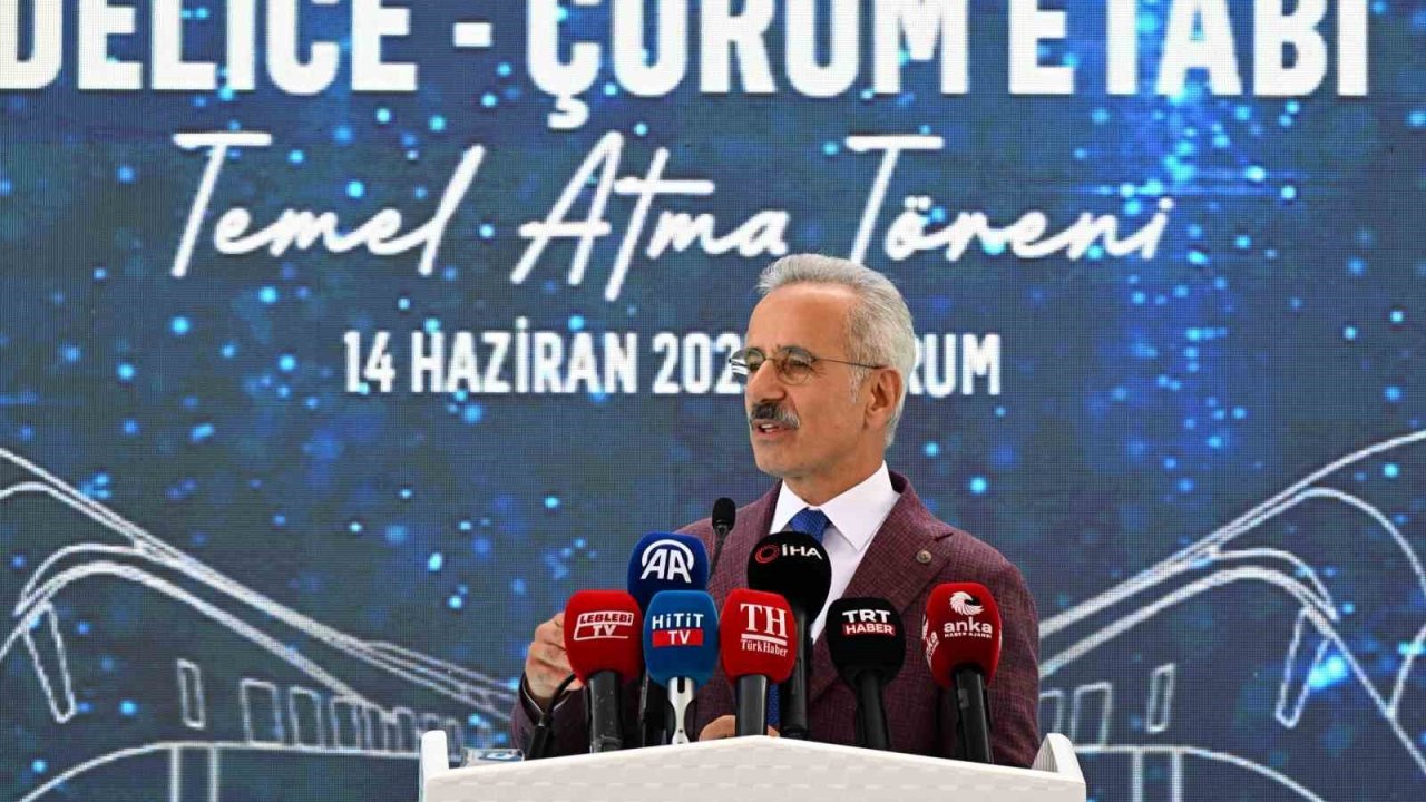 Ankara-Kırıkkale (Delice)-Samsun Hızlı Tren Hattı Çorum-Havza kesiminin ihalesi yapıldı