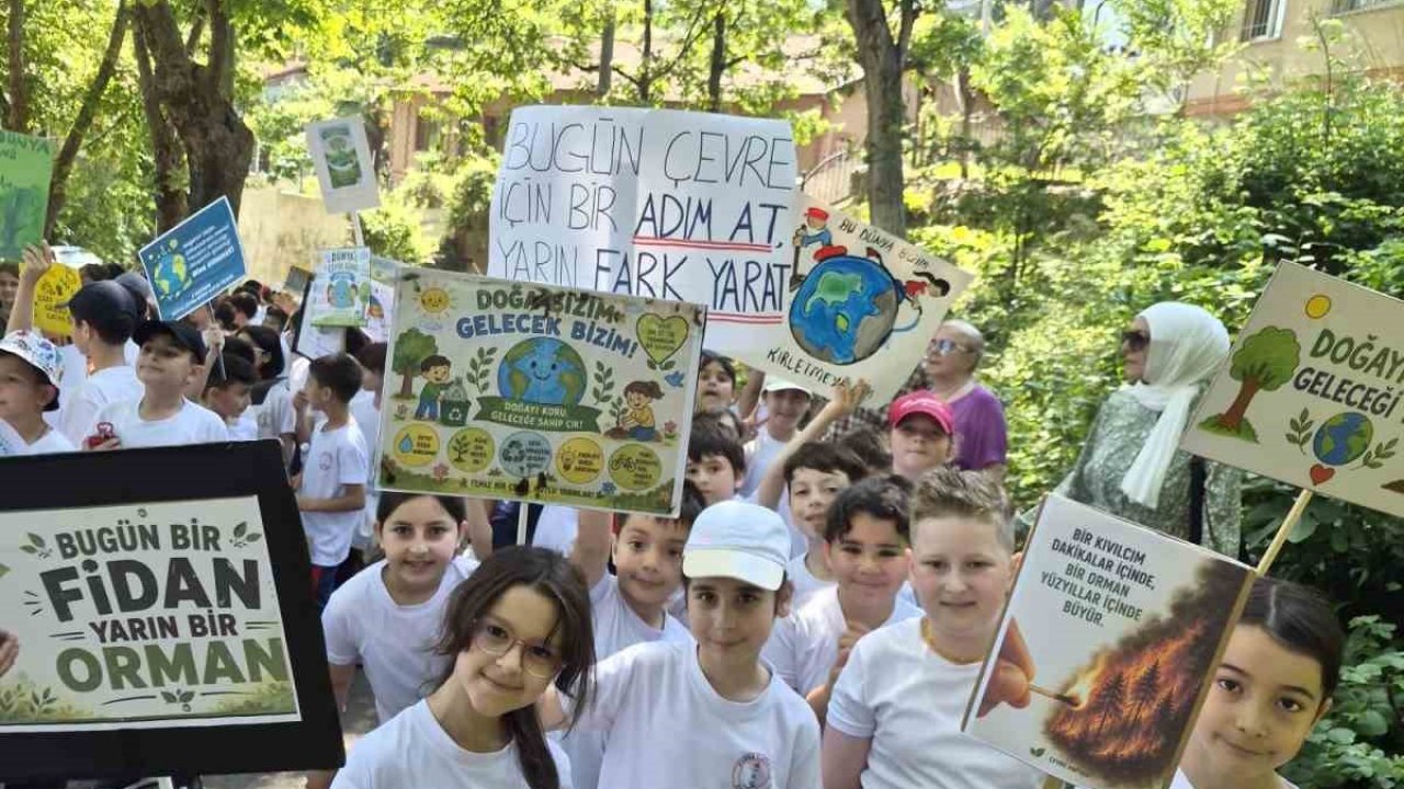 5 Haziran Dünya Çevre Günü kapsamında yürüyüş düzenlendi