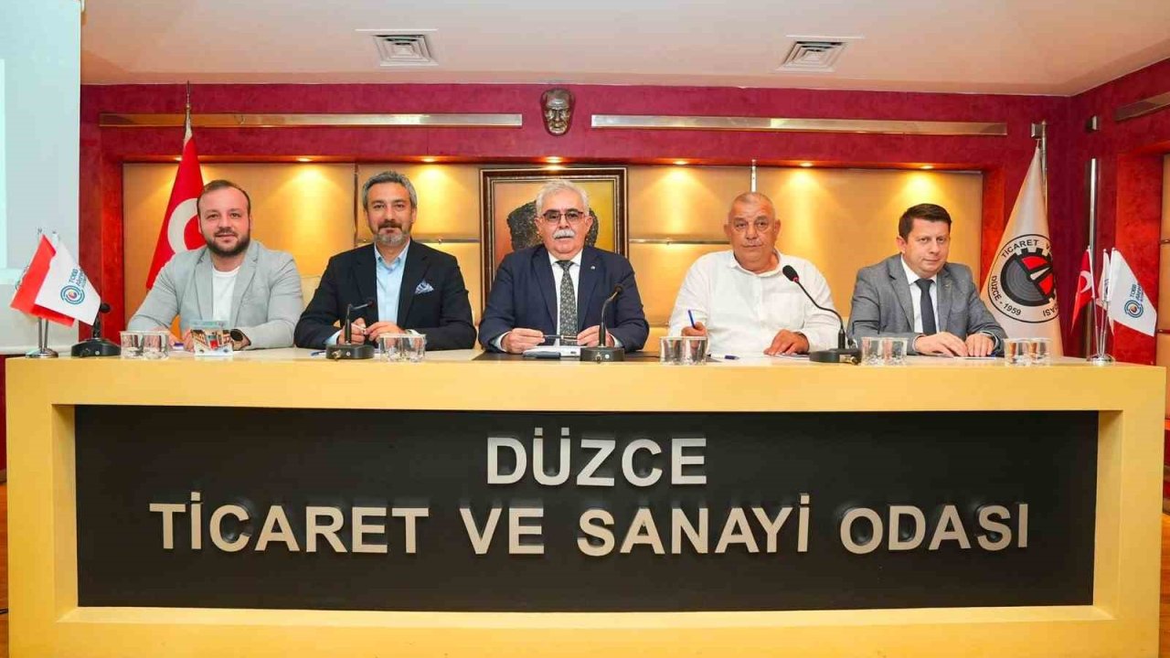 Düzce TSO meclis toplantısı gerçekleştirildi