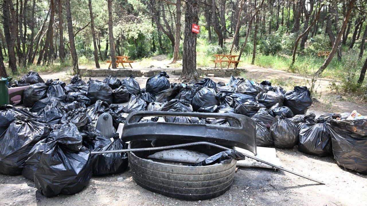Çiftlik Park Mesire Alanı’nda çevre için el ele verildi
