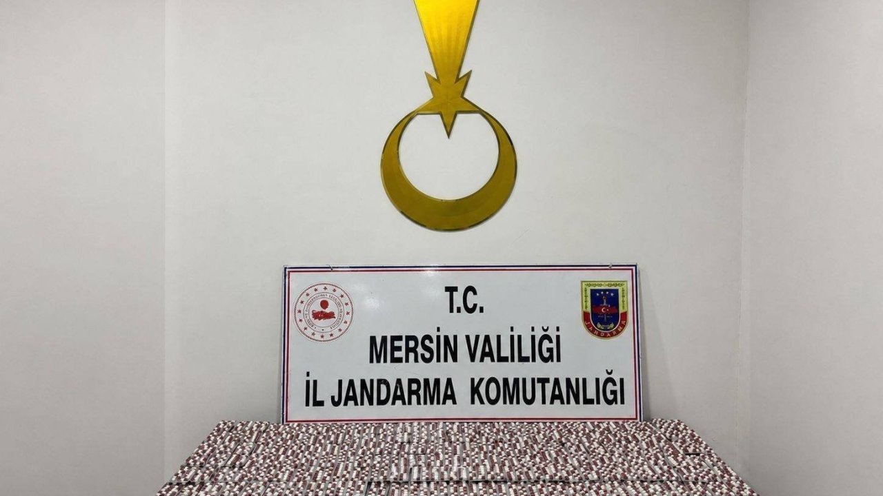 Mersin’de 7 bin 256 sentetik hap ele geçirildi, 1 tutuklama