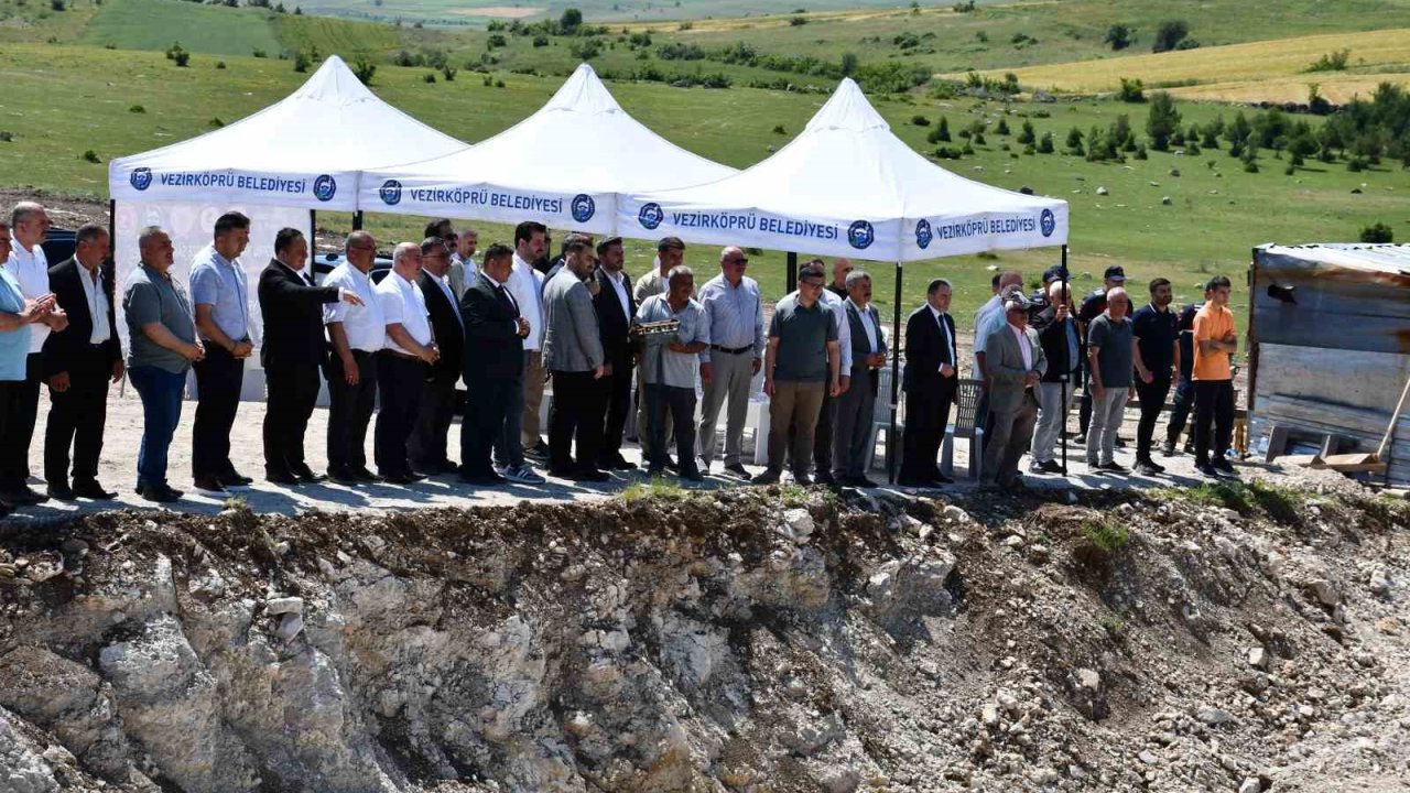 Vezirköprü OSB’de ilk temel heyecanı