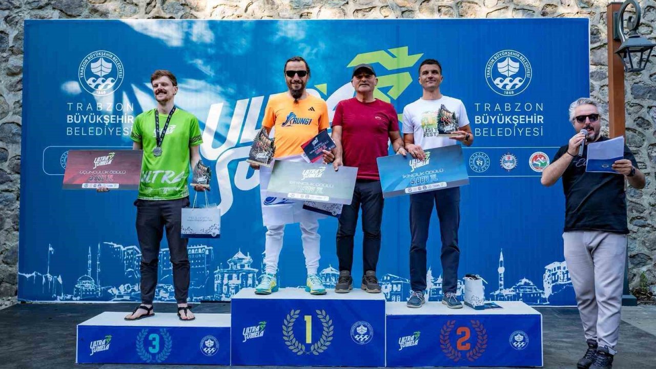Ultra Sümela Maratonu’nda dereceye giren sporcular belli oldu
