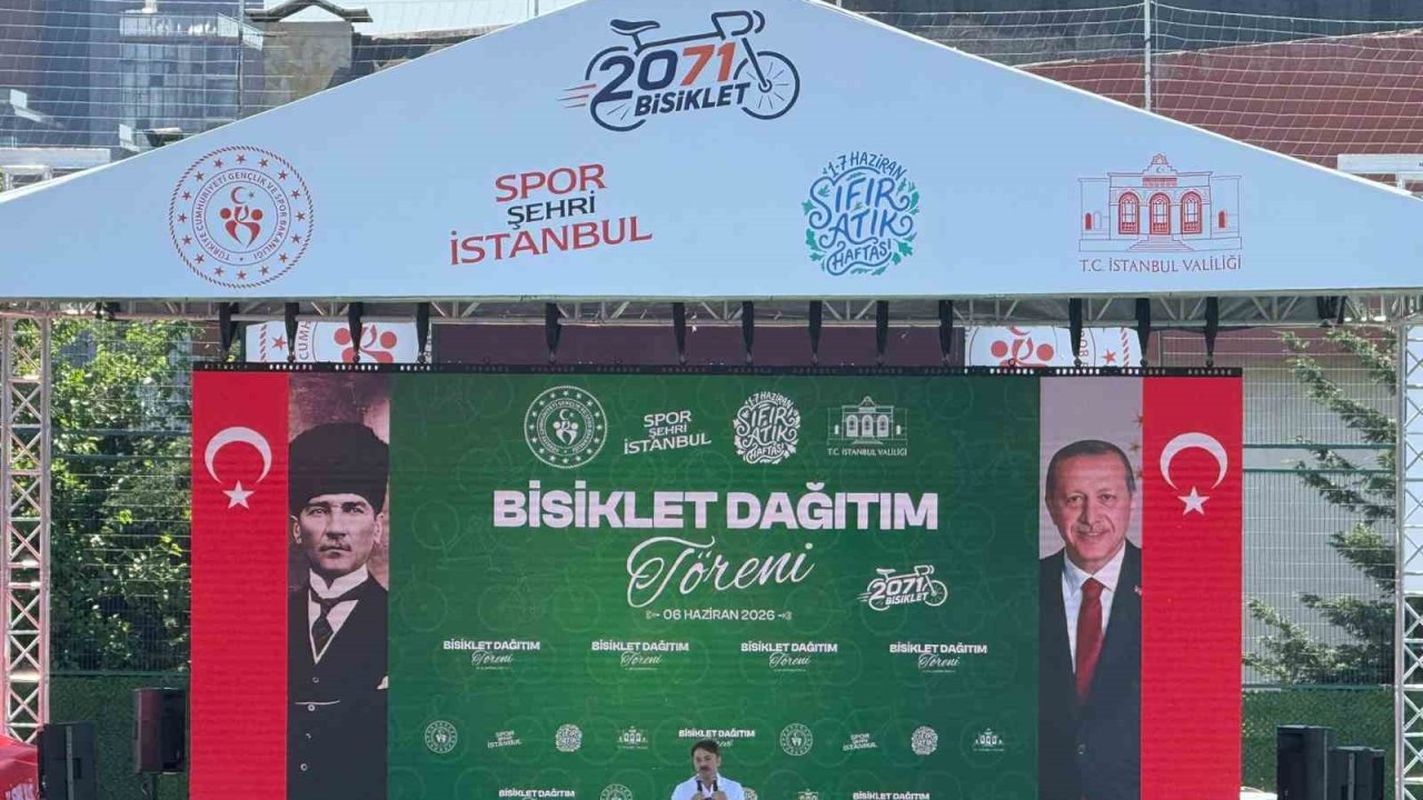 Bahçelievler’de 2 bin 71 çocuk bisiklet sevinci yaşadı