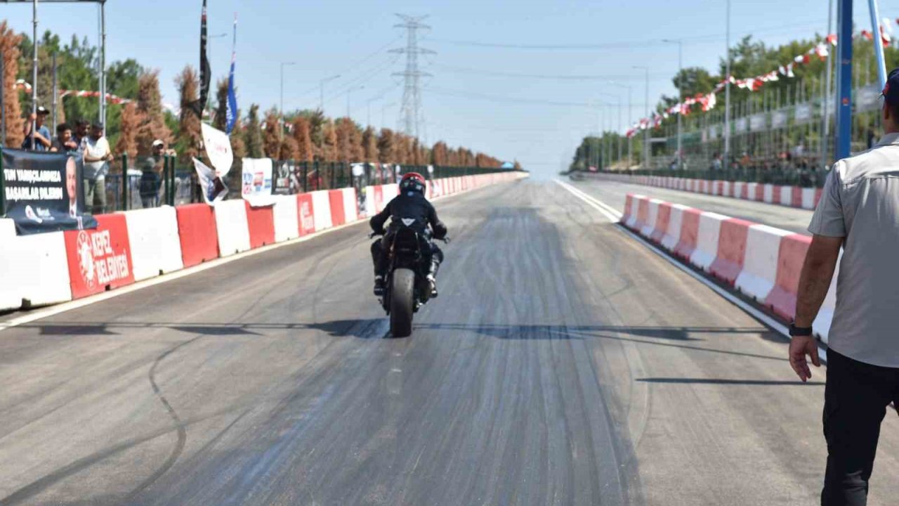 Kepez’de Motodrag heyecanı