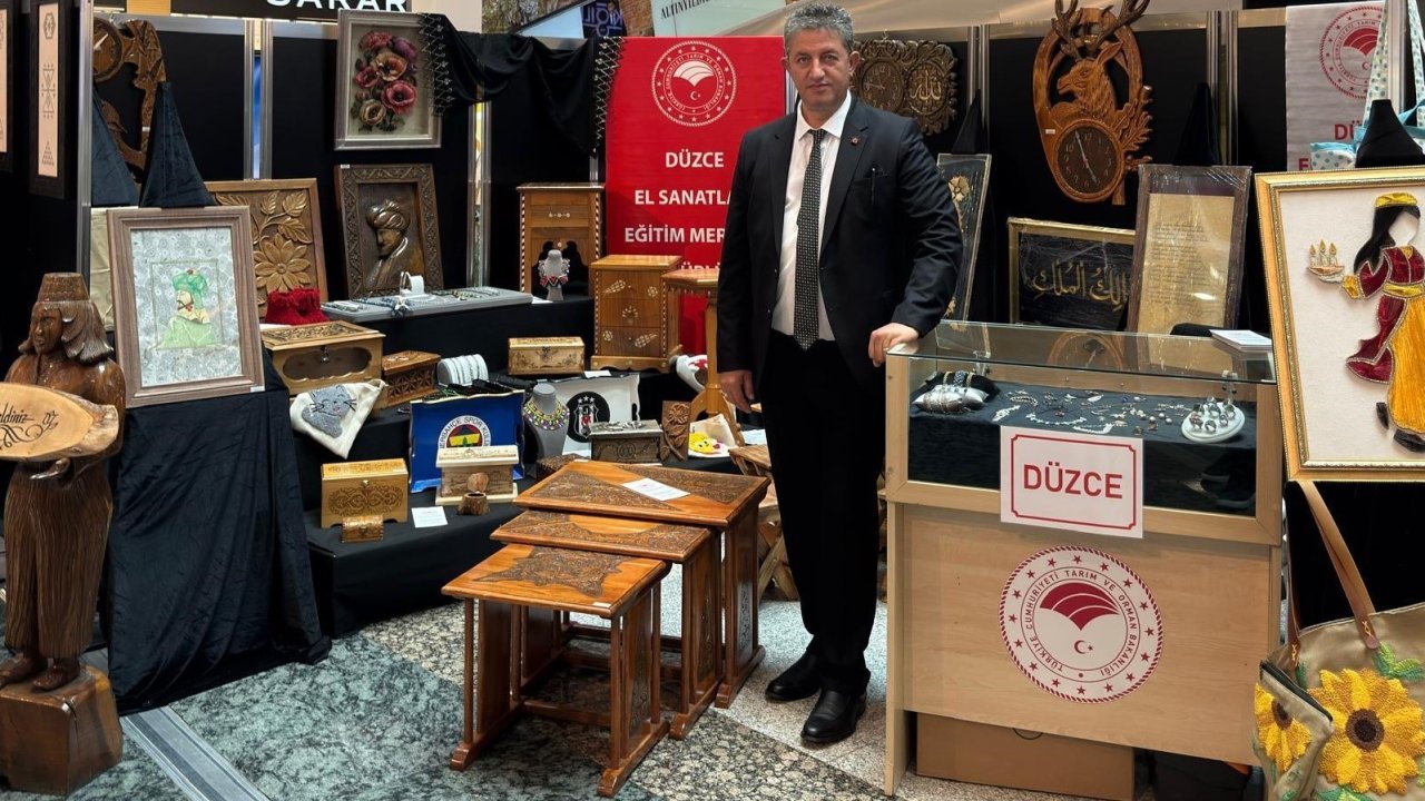 Düzce’yi el emeği ürünlerle Ankara’da temsil ettiler