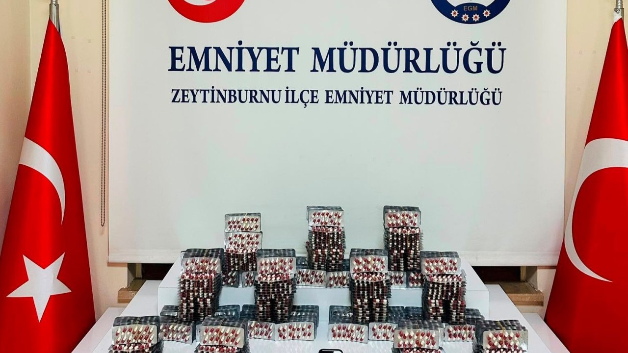 Zeytinburnu’nda 11 bin 60 sentetik ecza ele geçirildi