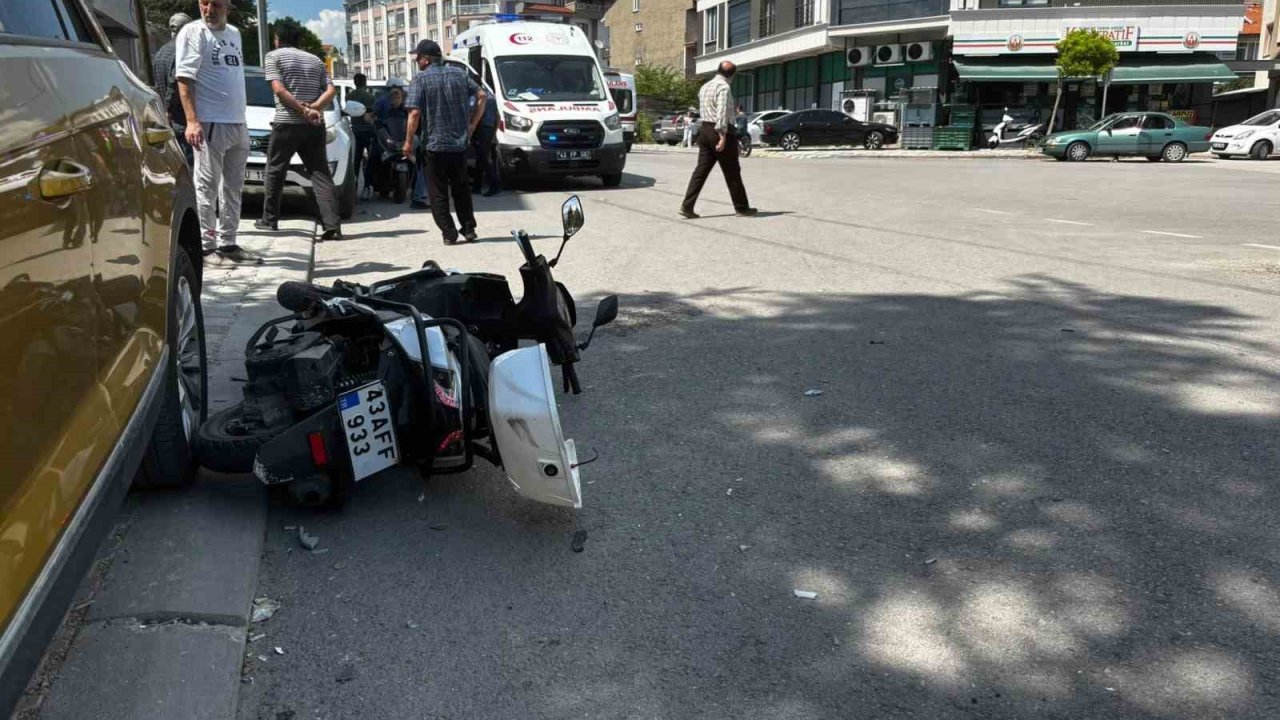 Tavşanlı’da trafik kazası, 2 yaralı