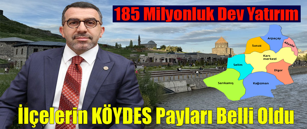 Kars'ta Köy Altyapılarına Dev Destek